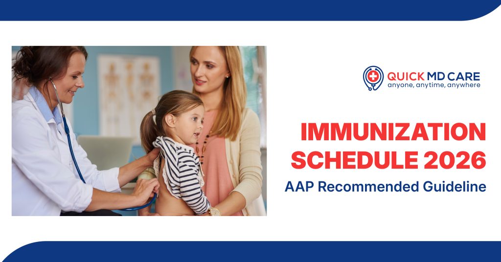 childhood Immunization schedule in 2026