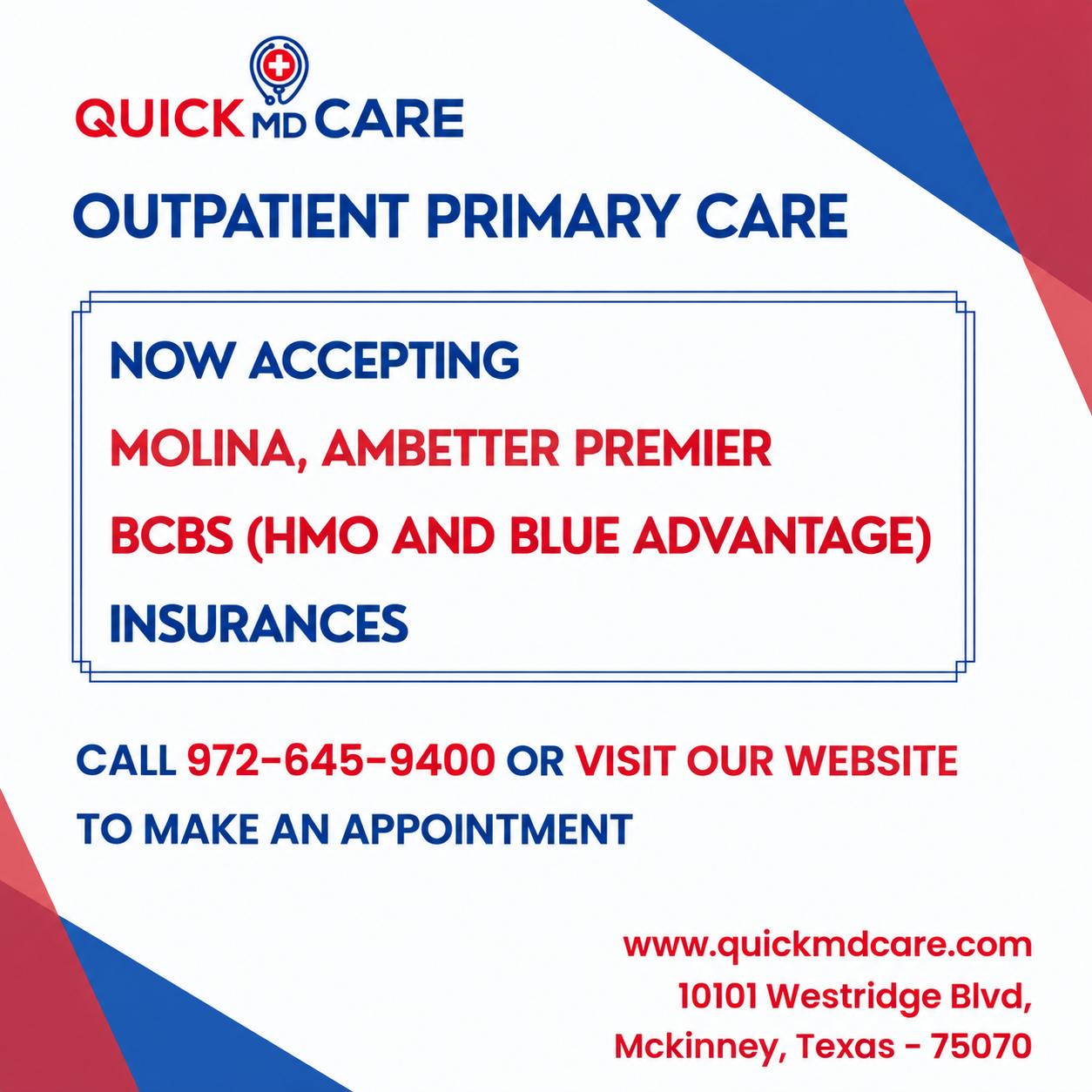 quickmd care insurances